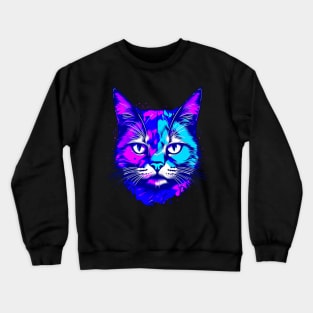 Cat Head. Crewneck Sweatshirt